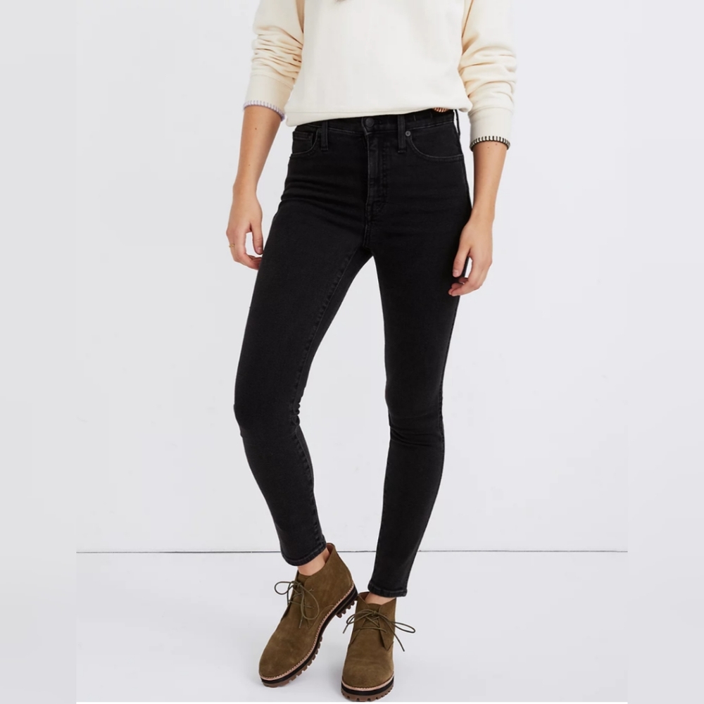 Madewell NWT 10" High-Rise Skinny Jeans in Starkey Wash